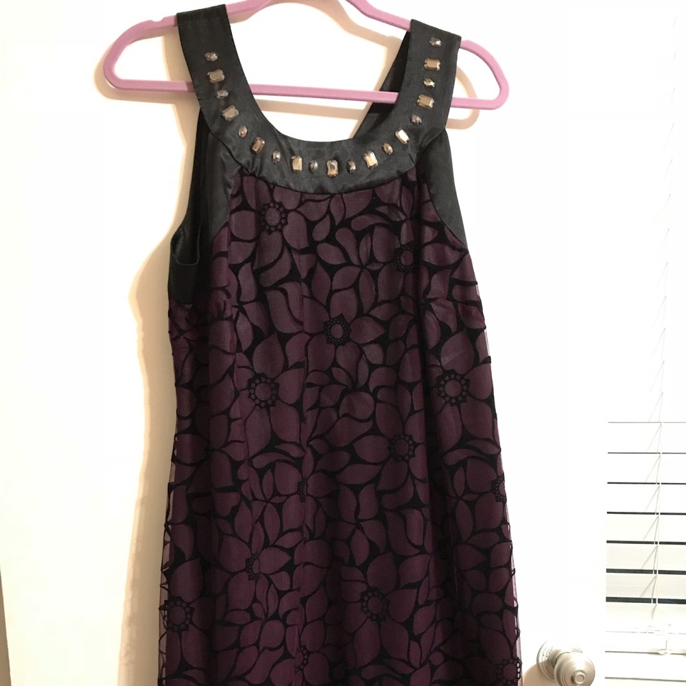 Signature by Robbie Bee Purple Dress Size 14W